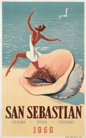 San Sebastian Vintage Poster